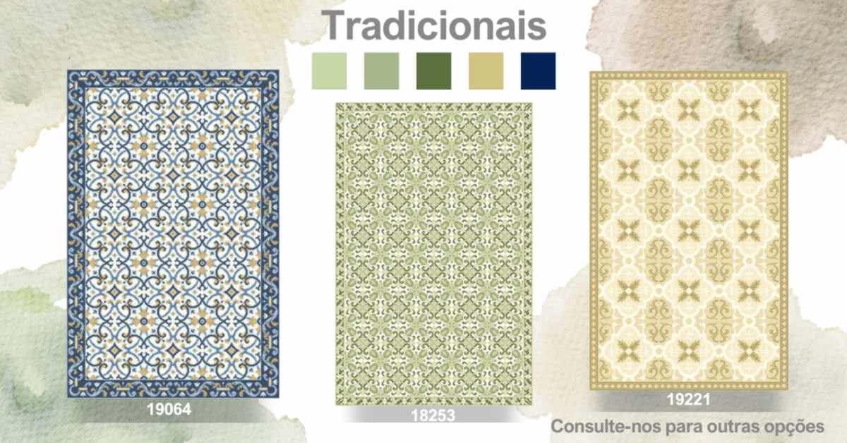 Tapetes de Arraiolos - Coleção Tradicional Azulejos