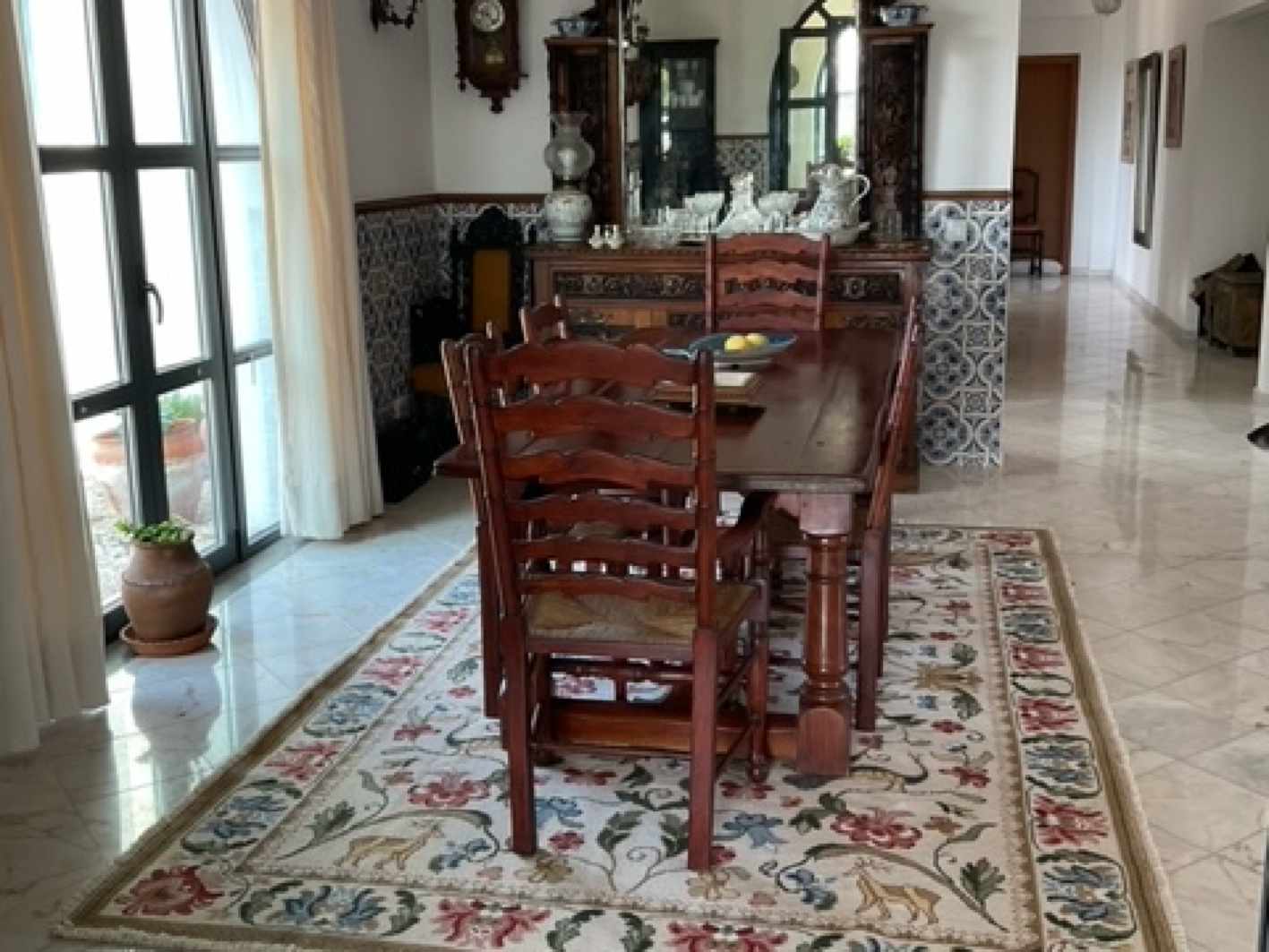 Tapete Arraiolos A20756 Pavões Rosinda